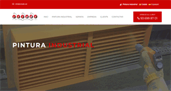 Desktop Screenshot of cetadepinturaindustrial.com
