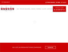 Tablet Screenshot of cetadepinturaindustrial.com